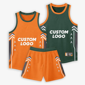 Custom High Quality Breathable Mesh <b>Basketball</b> <b>Jersey</b> <b>Kids</b> Children's Summer Uniform Set Plus Size Option New Arrival - Product Image 1