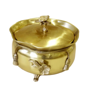 Ollas Khajoor Vintage de Latón de Alta Calidad con Acabado Pulido Martillado para Cocina Casera y de Restaurante, Olla para Dátiles Árabes - Product Image 5