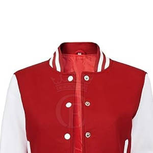 100% laine meilleure vente Crop Letterman veste pour femmes grande taille femmes Crop Letterman veste à vendre - Product Image 5