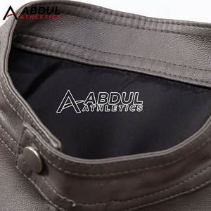 Chaqueta de Cuero para Hombre a la Moda con Bolsillos con Cremallera y Forro Suave para Usar en Todas las Temporadas, Chaqueta de Invierno para Hombre - Product Image 3