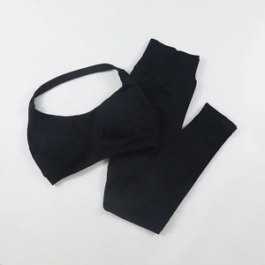 Yoga deux pièces ensemble femmes Sport soutien-gorge gymnastique entraînement Legging taille haute pantalon Fitness sport Shorts vêtements actifs costume - Product Image 2