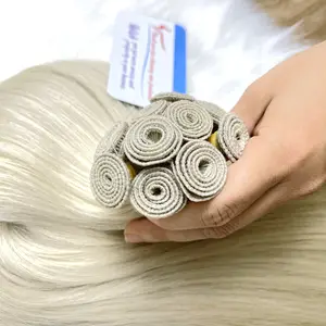 Trendy hair products hand tied weft color for Russia, Europe market high quality hair extension Vietnamese hair vendor