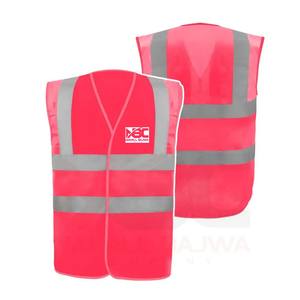 Gilet de sécurité multi-poches personnalisable avec matériau réfléchissant haute visibilité Polyester Polyester Logo personnalisable - Product Image 4
