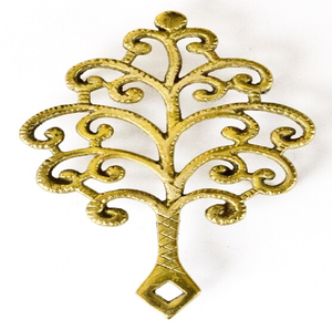 Salvamanteles de metal indio redondo acabado en latón dorado hecho a mano alfombrilla de mesa de cocina y comedor precio al por mayor - Product Image 4