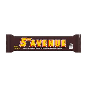 5TH AVENUE Chocolate'y Coated Crunchy Peanut Butter Candy <b>Bars</b>, 2 oz (18 Count) - Product Image 6