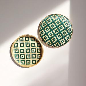 Accessoires de chambre les plus vendus Plateau de décoration en bambou naturel Plateaux décoratifs de style simple et élégant pour la cuisine - Product Image 2