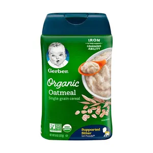 ราคาขายส่ง Gerber Baby Cereal แพ็คหลากหลายรสชาติพื้นฐาน Combo-8oz: เมล็ดข้าวโอ๊ต,ธัญพืชข้าว,ธัญพืชผสมเมล็ดพืช,