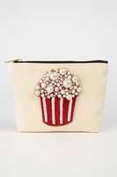 Pochette à monnaie vintage à fermeture éclair, ornée de perles et de mini-paillettes, motif sapin de Noël, pochette cosmétique de luxe pour les fêtes, vente en gros