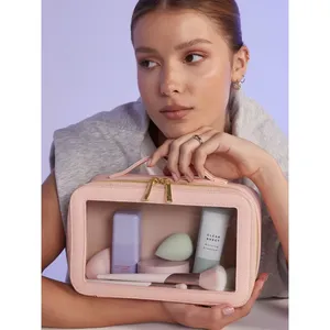 Boutique Custom Merchandising Clear Window <b>Makeup</b> Organizer Beauty Case - Product Image 3