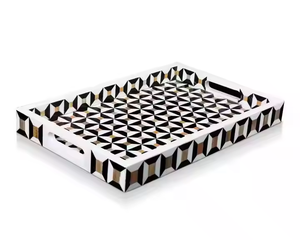 ถาดเสิร์ฟ OEM ทำจากผิวหอยมุกเหมาะสำหรับใช้ในห้องครัวหรือในโรงแรมที่รับประทานอาหารและจัดเก็บอย่างมีสไตล์ - Product Image 3