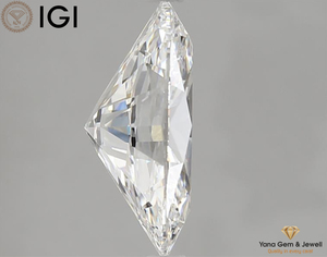 Brilla cada momento 4,51 CT. Lab Grown CVD Diamond Oval Cut 13,82 MM E VVS2 IGI Certificado para joyería clásica - Product Image 4