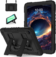Coque de tablette robuste en silicone avec béquille intégrée pour Samsung Galaxy Tab A11 8,7 pouces 2025 et A9 8,7 pouces 2023