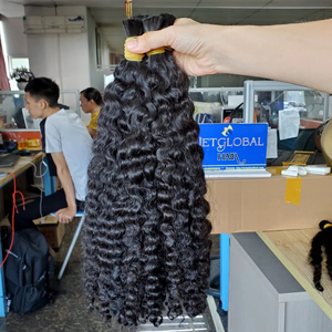 Productos de cabello humano a granel más vendidos: cabello Remy camboyano Onda del cuerpo 6 "-34" Longitud Color natural Suave y saludable - Product Image 1