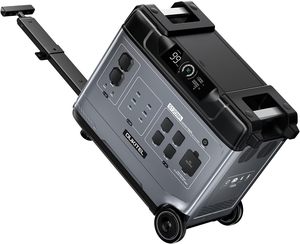 OUKITELS สถานีไฟฟ้าพกพา 5120Wh 2200W พร้อมล้อและที่จับสำหรับใช้งานกลางแจ้ง - Product Image 1