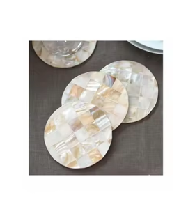 Latest Wood & Bone <b>Coasters</b> Set Eco Friendly <b>Coaster</b> Home Decor Tableware <b>Coasters</b> High Selling New Design <b>Table</b> <b>Coasters</b> - Product Image 4