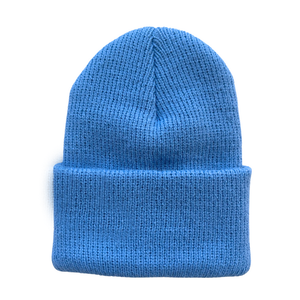 Bonnet d'hiver tricoté en acrylique de camouflage brodé sur mesure 60 couleurs unisexe à revers plage d'affaires - Product Image 6