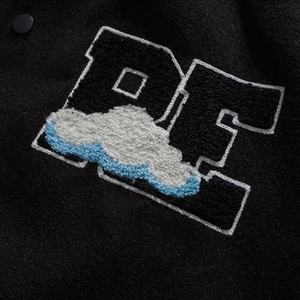 Customized Men's Wool/Cotton Stand Collar <b>Jacket</b> Fashionable Letterman Style for Outdoor Casual Wear XL Embroidery Plain Dyed - Product Image 3