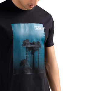 Camiseta de algodón 100% Premium para hombre, manga corta, diseño deportivo informal de verano, uso diario, tela de punto, último estilo - Product Image 1