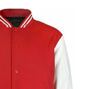 Best Vintage Varsity <b>Jackets</b> <b>White</b> for <b>Men</b> Custom Plain Embroidery Winter Lettermen CollegeBaseballjacket for <b>men</b> DDP Shipping - Product Image 2