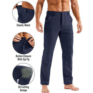 New Custom Private Label Men's Winter <b>Cargo</b> Pants High Waist Embroidered Waterproof Windproof Breathable Oxford Fabric Wholesale - Product Image 3