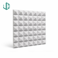 Panneaux acoustiques insonorisants en mousse pyramidale pour usine de production d'éponges