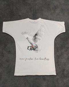 T-shirt OEM 100% coton uni surdimensionné délavé à l'acide T-shirts lourds mousse personnalisée écran 3d logo hommes t-shirt bouffant imprimé - Product Image 3