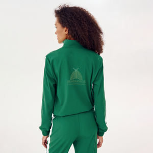 Ensemble de survêtement en polyester imprimé uni pour femmes, 2 pièces, de haute qualité, séchage rapide, respirant, écologique, léger, personnalisable - Product Image 2