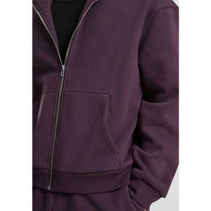 Stylish & Trendy Oversized Full Sleeve <b>Zipper</b> <b>Hoodie</b> For <b>Men</b> With Customize Logo & Embroidery 100% Soft Cotton Pullover - Product Image 5