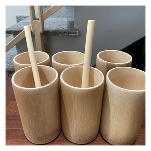 Natural Bamboo Mug Rustic Handmade <b>Drinkware</b> - Product Image 5