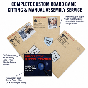 Servizio di Produzione di Giochi da Tavolo Personalizzati YSJ: Murder Mystery, File di Casus Criminosi Non Risolti, <span class=keywords><strong>Puzzle</strong></span> da Tavolo per Detective - Product Image 1