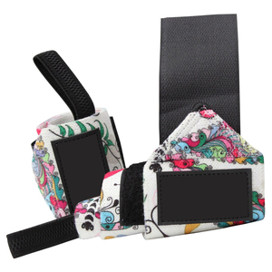 Accesorios de gimnasio de alta resistencia Muñequeras de elevación Entrenamiento de compresión Accesorios de gimnasio Logotipo personalizado Muñequeras de entrenamiento físico - Product Image 1