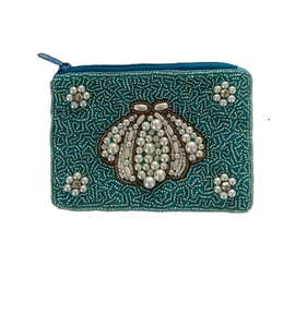 Monedero y monedero con bordado de cuentas de semillas con logotipo personalizado al por mayor, artesanía textil y de tela con abalorios de semillas - Product Image 4