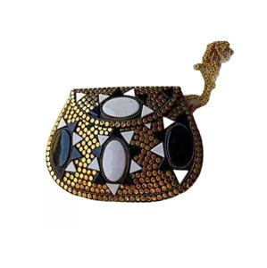 Bolso de mano de noche con mosaico metálico para damas, bolsos de mano disponibles para exportación por luxurycrafts - Product Image 1