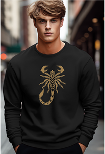 เสื้อสเวตเตอร์สำหรับผู้ชายผ้าฝ้าย330gsm แขนยาวผ้าฝ้าย100% โลโก้ได้ตามต้องการ - Product Image 2