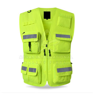 Gilet de travail OEM de qualité supérieure, entièrement personnalisable, en polyester respirant pour vêtements de travail - Product Image 3