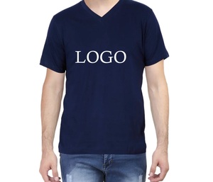 T-shirt décontracté de qualité supérieure à manches courtes et col en V pour homme, coupe ajustée, respirant, léger, élégant, à porter tous les jours en été, t-shirt à col en V - Product Image 4