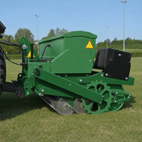 Mesin Pemotong Rumput Alba 1600mm yang Dipasang di Traktor dengan Hopper 1000L untuk Lapangan Golf