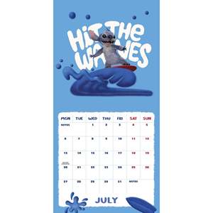 Calendario de Papel con Diseño de la Película Lilo & Stitch (Versión en Vivo) 2026 - Product Image 1