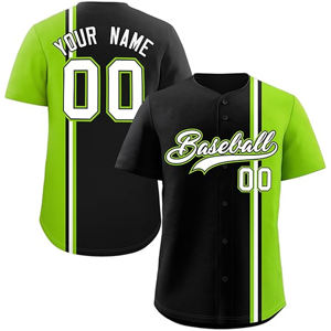 Maillots de baseball à logo brodé personnalisé Maillot de chemises de baseball à fines rayures pour hommes et femmes - Product Image 3