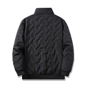 Abrigo de negocios informal grueso de invierno para hombre, chaqueta acolchada de algodón a prueba de viento cálida, ropa de abrigo térmica de lona para uso diario en el trabajo - Product Image 2