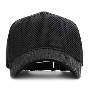 Casquette de baseball ajustable unisexe à 6 panneaux en maille avec logo personnalisé en relief, pour l'extérieur, l'été, la course à pied - Product Image 3