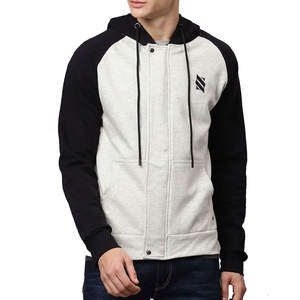 Sudaderas con cremallera de alta calidad para hombre, sudaderas con cremallera de poliéster y algodón, sudaderas con cremallera de moda superior MOQ bajo - Product Image 1