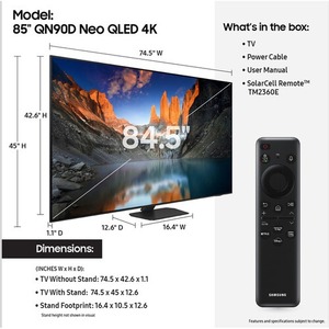 QN90D สมาร์ทโฟน4K HDR QLED 65 "75" 85 "ตามฤดูกาล - Product Image 4