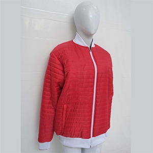 Chaqueta Bomber Ligera y Transpirable, Teñida, con Cierre Frontal, Cuello y Dobladillo Acanalados, Aislada, Moderna, Informal, para Invierno, Uso Diario - Product Image 2