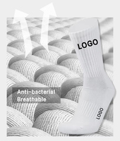 Bas quantité minimale de commande Custom Designer Made Brand Chaussettes de sport décontractées Chaussettes de sport tricotées Chaussette de compression personnalisée de qualité