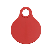 Identification des animaux Collier en plastique Etiquette ronde Bétail de ferme Bétail Animaux de toutes tailles disponibles Etiquettes d'écriture et de couleur personnalisables