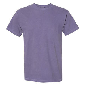 Venta directa al por mayor Camisetas de algodón 100% para hombres Impresión personalizada Logotipo gráfico y diseño de cuello redondo Stock Camiseta Lisa para hombres - Product Image 1