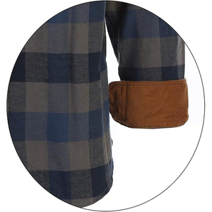 Chemise en flanelle légère pour homme, meilleure qualité, vente chaude, tendance, disponible en gros, chemise en flanelle pour homme avec logo personnalisé - Product Image 4