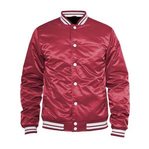 Fabricado en fábrica de poliéster satinado para hombre, haga su propio diseño, chaquetas de alta calidad, chaquetas de satén de talla grande - Product Image 3