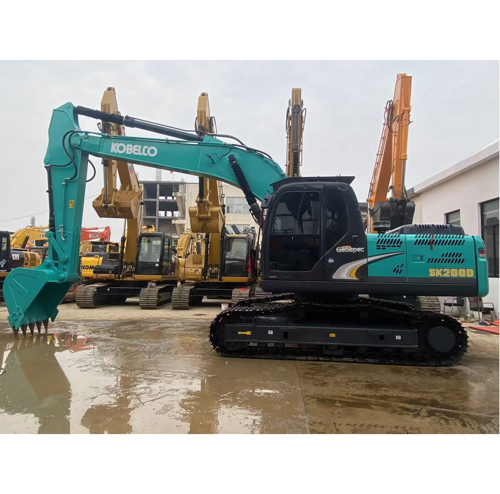 Shop Online Kobelco Sk200 8 Excavator Japan Original Backhoe